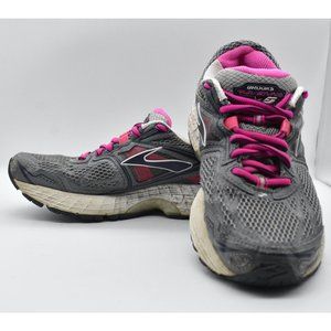 Brooks Womens Ravenna 5 Running Shoes Gray Pink 1201491B672 Lace Up Mesh Size 8